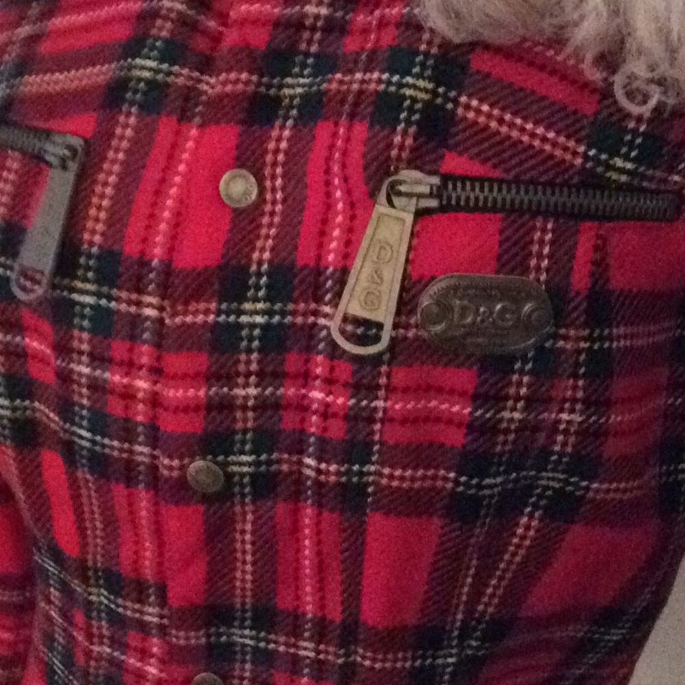 Dolce & Garbana Red Plaid Jacket - Picture 2 of 5